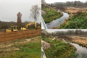 Vertingą Žalesos upės krantą buldozeriu sudarkęs verslininkas: „Sukultūrinau!“