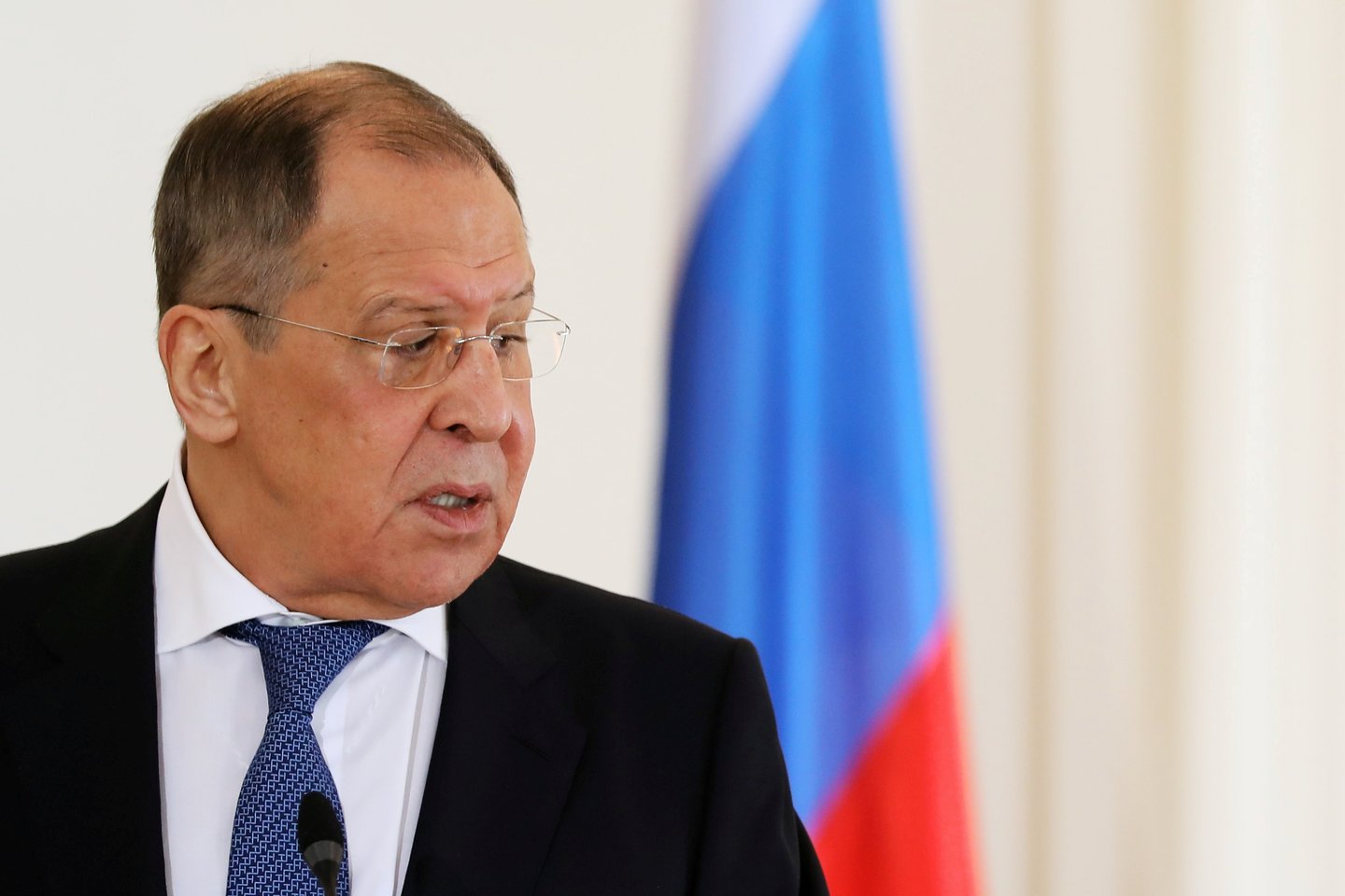 S.Lavrovas kaltina Vakarus kišimusi į Baltarusijos reikalus.  <br>Reuters/Scanpix nuotr.