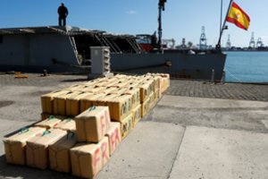 Ispanijos policija sulaikė laivą, gabenusį dvi tonas narkotikų
