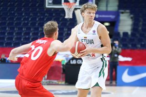 Bemiegės nakties pareikalavęs danų smūgis įkvėpė M. Kuzminską: „Privalėjome laimėti šias rungtynes“