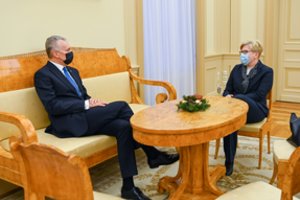 Paslaptingas G. Nausėdos ir I. Šimonytės susitikimas: išgirdo, kuriuos kandidatus teks pakeisti, tačiau paliko mįslę