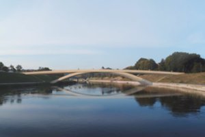 Pėsčiųjų tilto sostinėje projektiniams pasiūlymams pritarta, tačiau įgyvendinimo dar teks palaukti