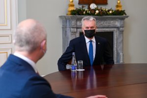 S. Gentvilas ruošėsi susitikimui su G. Nausėda: atsinešiau žalią aplanką ir du konkrečius tikslus