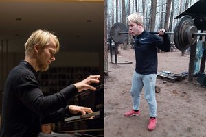 Muzikos virtuozui Pauliui Anderssonui padeda ir sunkumų kilnojimas