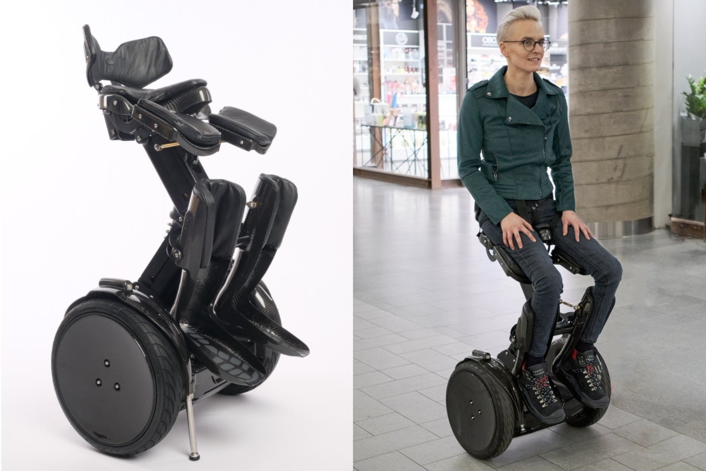 Šis robotas ne tik gali atstoti neįgaliojo vežimėlį, bet ir gerokai praplėsti mobilumo galimybių ribas.<br>lrytas.lt montažas.