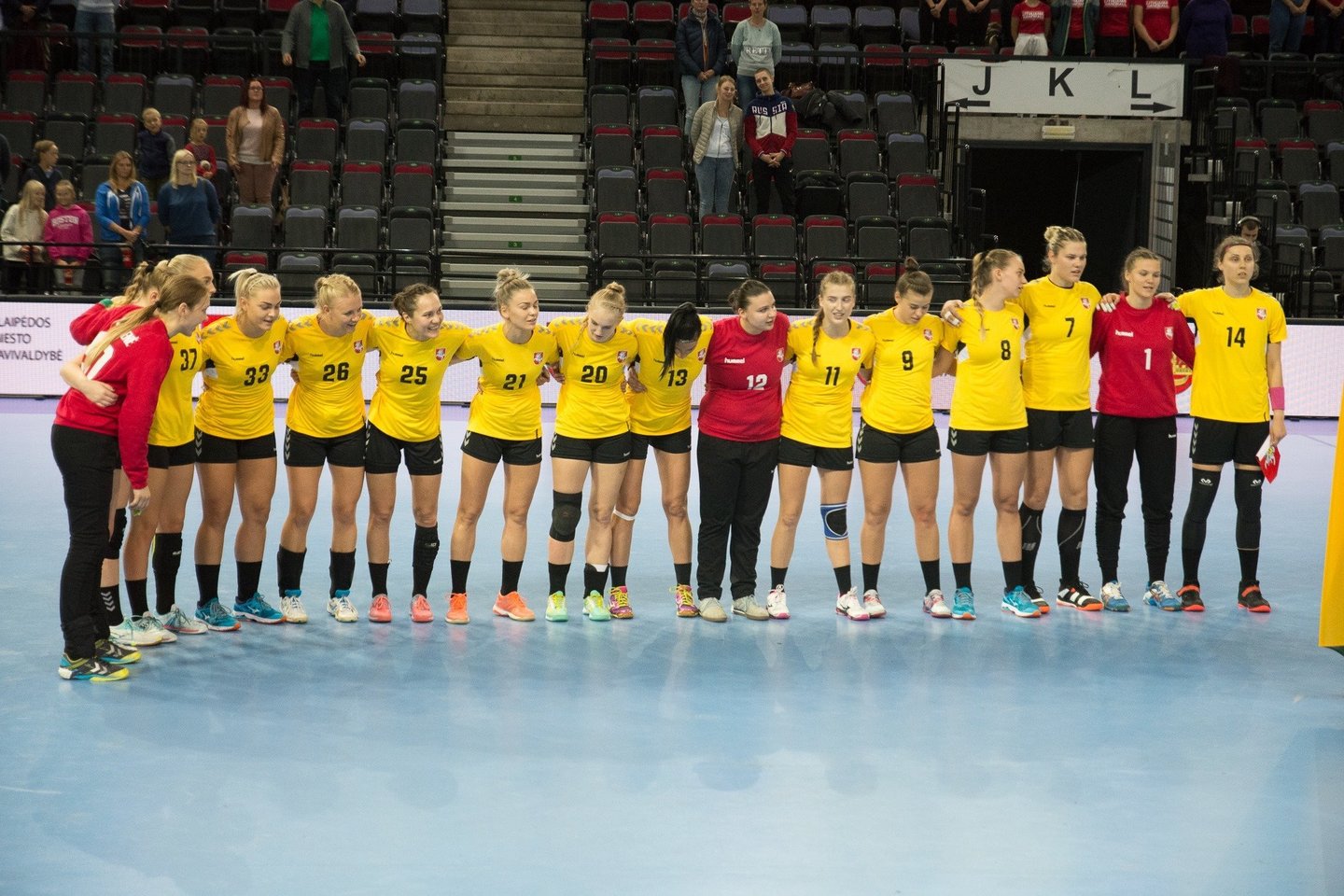 Lietuvos moterų rinktinė į Europos čempionatą nepateko.<br>LRF nuotr.