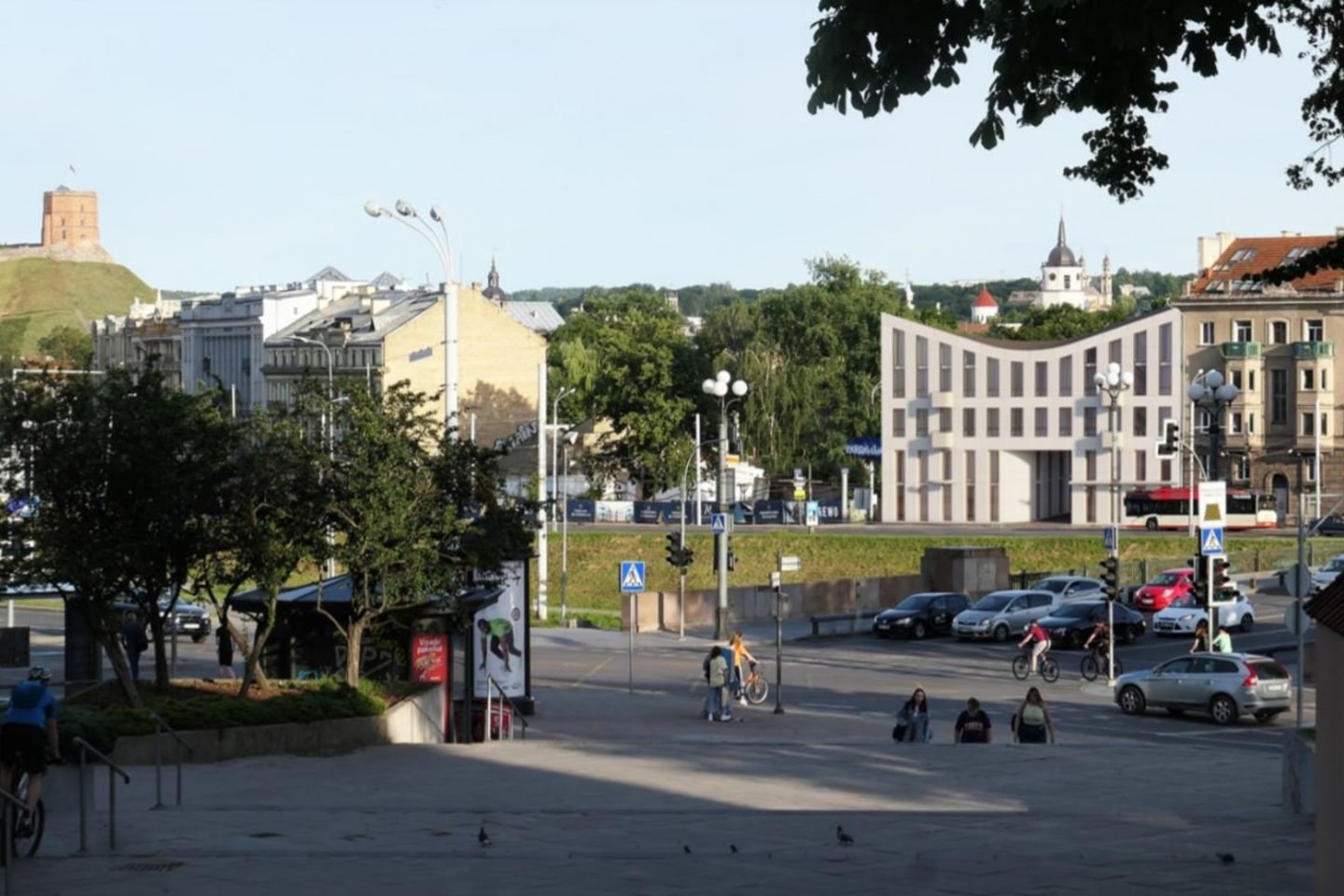 Vilniaus savivaldybės tinklapyje paskelbtas administracinio pastato paskirties keitimo į daugiabutį gyvenamąjį namą Žygimantų g. 13, Vilniuje, rekonstravimo projektas.<br>Vizual.
