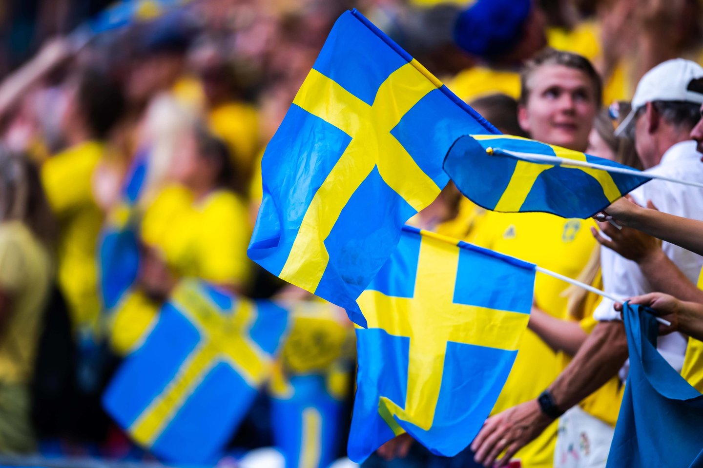  Švedijos vėliavos<br> IS/Scanpix.com nuotr.