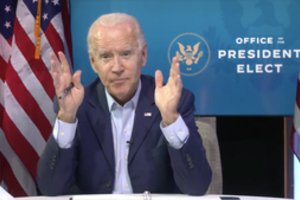 J. Bidenas: šaliai būtų svarbus D. Trumpo dalyvavimas inauguracijoje