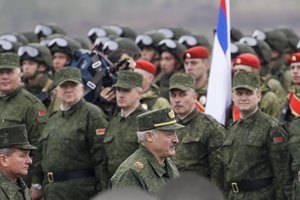 Rusija ir Baltarusija bendras karines pratybas „Zapad“ planuoja surengti 2021-ųjų rugsėjį