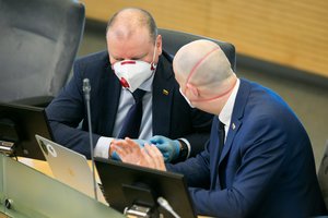 S. Skvernelio ir A. Verygos Prezidentūros kvietimas nesuviliojo: nedalyvavo posėdyje dėl koronaviruso Lietuvoje