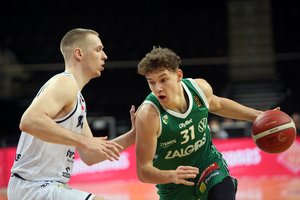 Kauno „Žalgiris“ be gailesčio sumalė nukraujavusį „Rytą“: vilniečiai sukrapštė vos 45 taškus