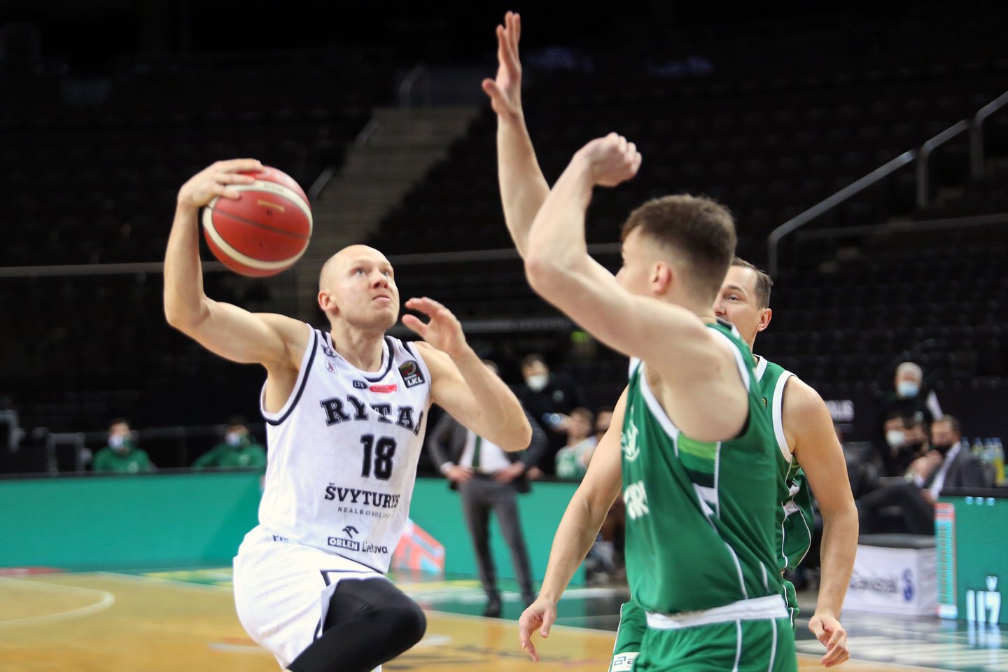 „Ryto“ ir „Žalgirio“ dvikova<br> M.Patašiaus nuotr.