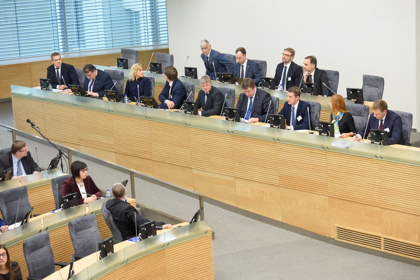 2016 m. Seimas patvirtino Sauliaus Skvernelio vadovaujamos Vyriausybės programą.<br>D.Umbraso nuotr.
