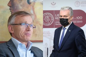 A. Avulis apie prezidentūros darbą: aukštus reikalavimus reikėtų išsikelti ir sau