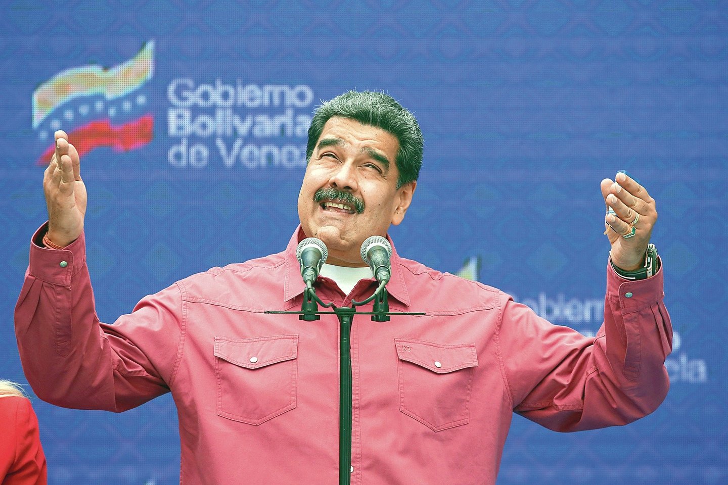N.Maduro džiaugėsi pergale – svarbiausios šalies institucijos yra jo rankose.<br>AP/„Scanpix“ nuotr.