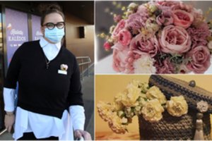 Įspūdingus darbus kurianti kaunietė grožio ieško net parduotuvės sandėlyje