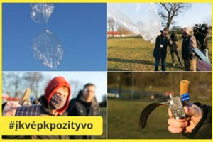 Lietuviškas balionas pakilo į kelionę aplink pasaulį