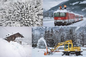 Austriją nuklojo storas sniego sluoksnis, perspėja dėl sniego griūčių