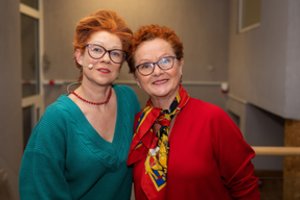 Laidoje „Klo(u)nai“ – neįtikėtinas aktorės L. Rastokaitės virsmas N. Oželyte: „Žaviuosi šia asmenybe“