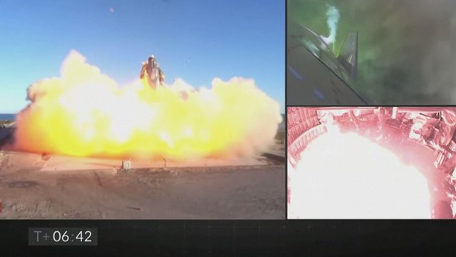 Naujos „SpaceX“ raketos bandymas – nesėkmingas: prototipas sprogo nusileidimo metu