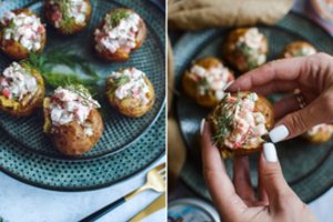 Krabų lazdelėmis įdarytos bulvės maloniai nustebino skoniu 