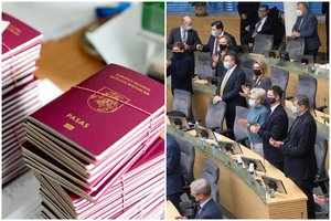 Vienbalsiai balsavęs Seimas išplėtė dvigubos pilietybės galimybes vaikams