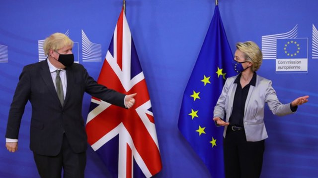  Po B. Johnsono ir U. von der Leyen susitikimo – „Brexit“ derybų terminas pratęstas iki sekmadienio
