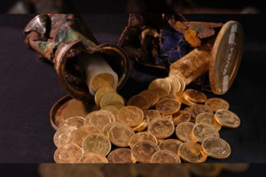 Kapstėsi sode – surado aukso lobį