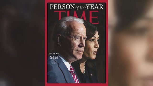 Žurnalas „Time“ „Metų žmogaus“ apdovanojimą skyrė J. Bidenui ir K. Harris