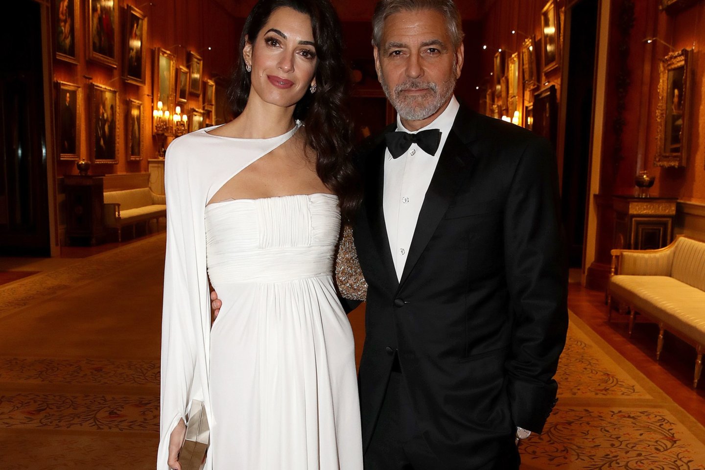  George'as Clooney ir Amal.<br> Scanpix nuotr.
