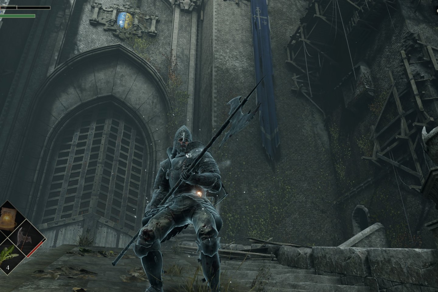 Vaizdai iš žaidimo „Demon's Souls“.