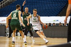 Pergalių badas nutrauktas: M. Grigonio vedamas „Žalgiris“ išvykoje patiesė „Panathinaikos“