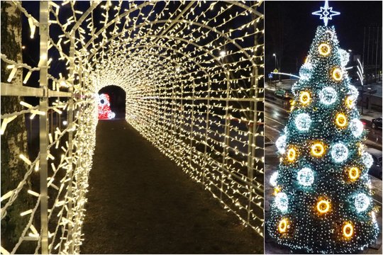 Šilutė – lyg po elfų apsilankymo: išpuoštas kiekvienas kampelis