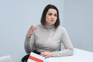 Baltarusijos opozicijos lyderė S. Cichanouskaja vyksta į Berlyną ir Briuselį