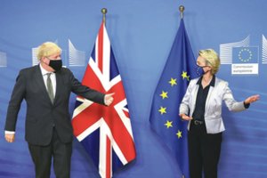  Jungtinė Karalystė ir ES sutarė nepaisyti termino ir tęsti derybas dėl prekybos po „Brexit“