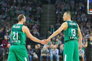 „Žalgirio“ kapitonas P. Jankūnas prisiminė, kokiais neįprastais veiksmais aikštėje garsėjo D. Songaila