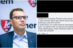 D. Gudeliui – nemalonūs „Ryto“ sirgalių klausimai: „Pasitrauk iš klubo, nebedaryk gėdos“