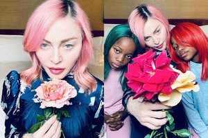 Madonna parodė retai viešumoje matomas dvynes: gerbėjai liko be žado