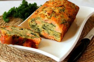 Keksas su lašiša ir špinatais: paruošti lengva, o rezultatas – įspūdingas