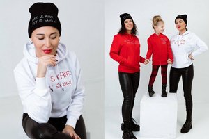 Atlikėja Vasha papildė kuriamą drabužių kolekciją: prieš objektyvą pozavo ir dukra