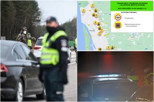 Palanga jau nuo trečiadienio riboja patekimą į miestą, Klaipėda paskelbė žemėlapį su uždaromais įvažiavimais