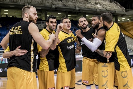 Jonas Mačiulis su AEK ekipa pirmą kartą nusileido Čempionų lygoje.