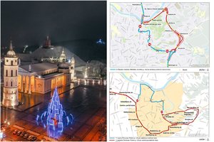 Per šventes Vilniuje – išskirtiniai ribojimai: neleis pasiekti Kalėdų eglės, dalyje centro uždraus eismą
