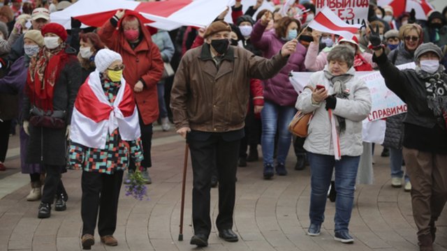 Baltarusijos opozicijos atstovams įteikta Europos Parlamento Sacharovo premija