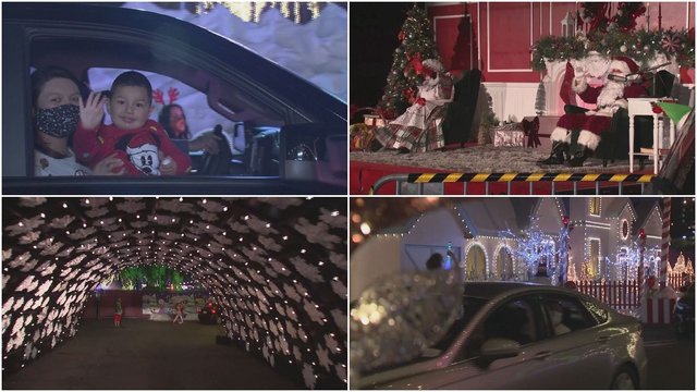 Įspūdingas Kalėdų parkas traukia minias žmonių: pasimėgauti švente siūlo nė neišlipus iš automobilio