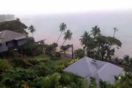 Fidžį talžo galingas atogrąžų ciklonas: vėjo greitis sieks 280 km/val.