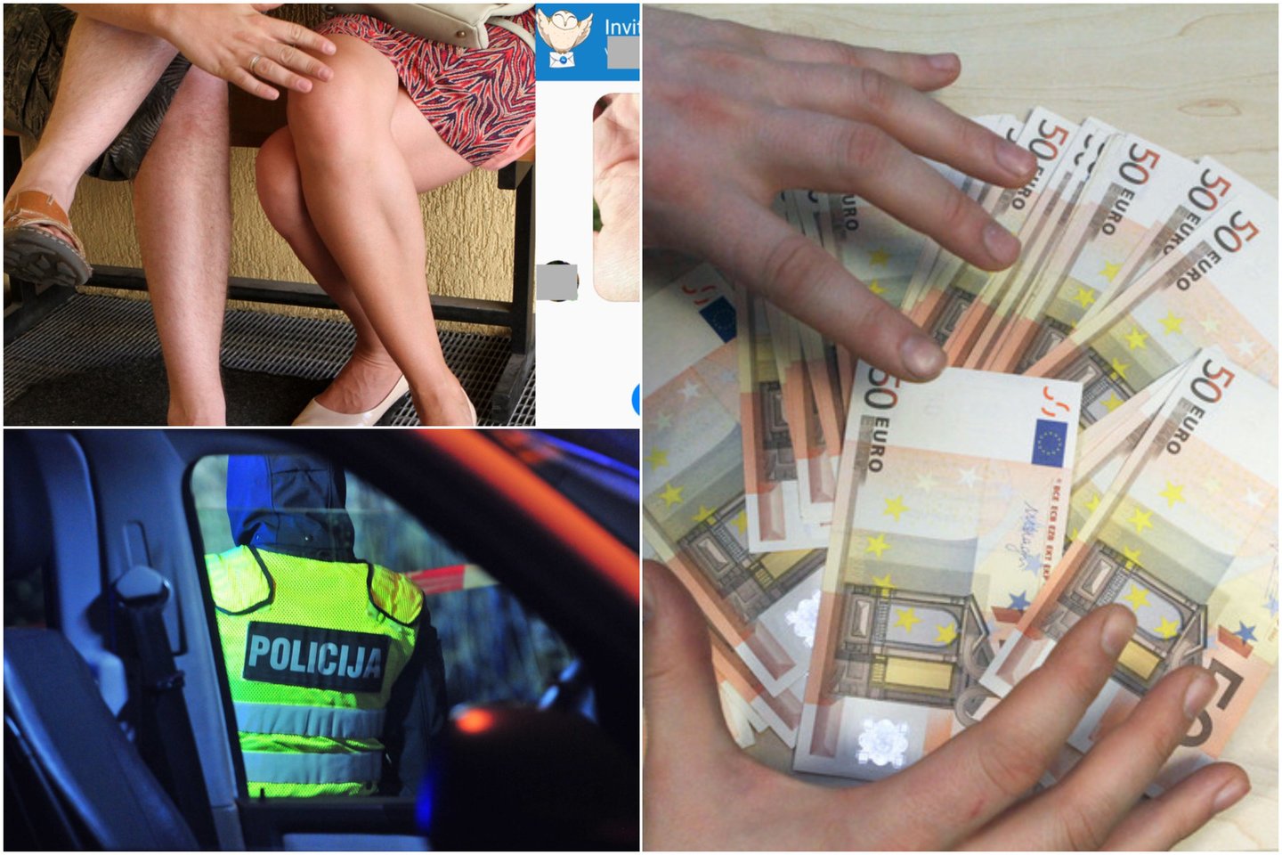  Policijos pareigūnai sulaikė savo kolegą, kuris įtariamas duoklės reikalavimu iš prostitučių.<br> Lrytas.lt koliažas