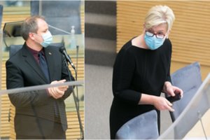 Kurioziška situacija Seime: verkti dėl padėties rimtumo norinti I. Šimonytė sulaukė siūlymo įsteigti prizą – susipinti kasas