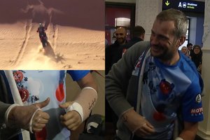 B. Bardauskas lenktynių pasekmes jaučia iki šiol, bet vėl svajoja sugrįžti į Dakaro pragarą